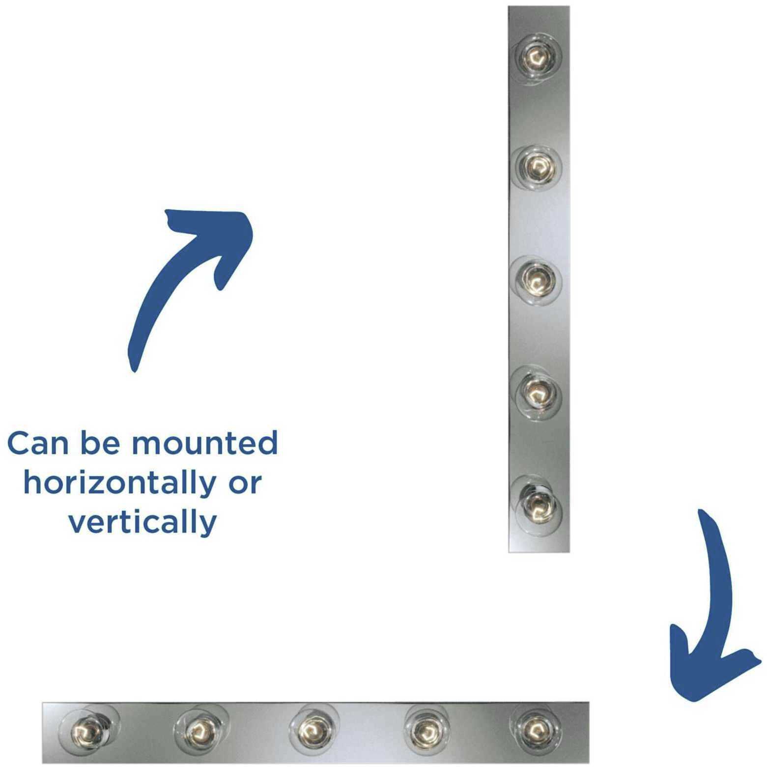 Broadway 5 Light 36 inch Polished Chrome Bath Vanity Wall Light