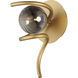 Planetary LED 6.25 inch Gold Wall Sconce Wall Light
