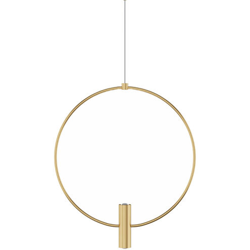 Sean Lavin Mini Layla 2 Light 12 Natural Brass Low-Voltage Pendant Ceiling Light in FreeJack, Integrated LED