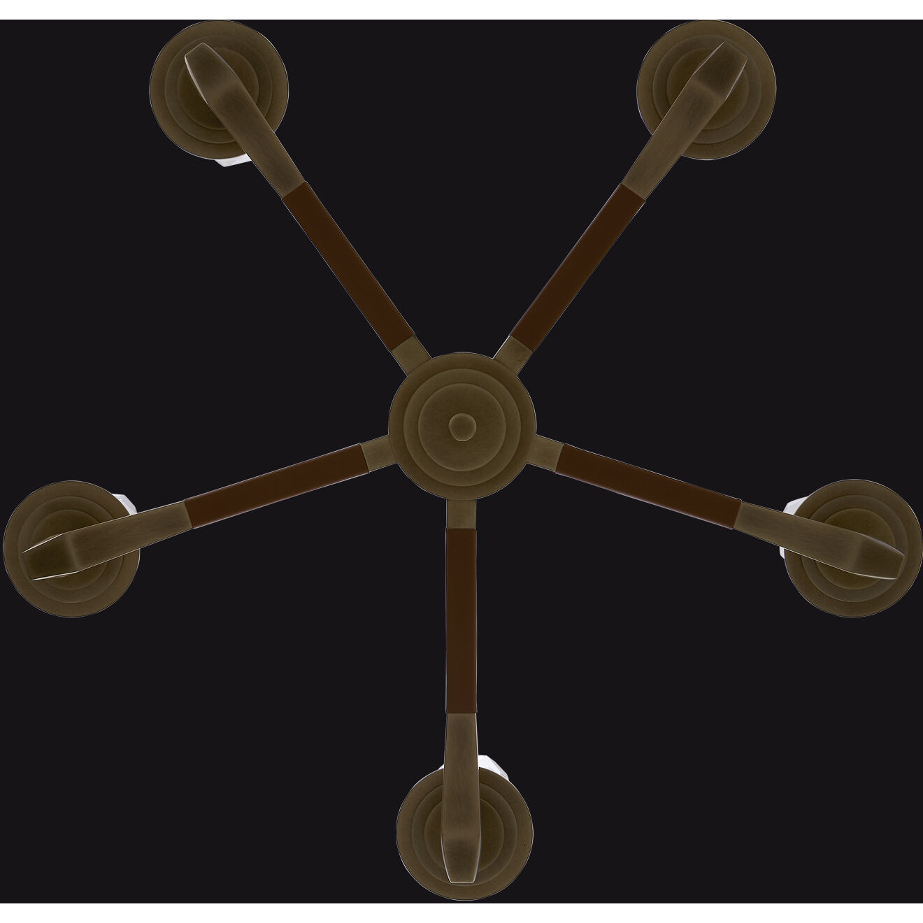 Misto 28 inch Satin Brass Pendant Ceiling Light