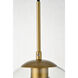 Baxter 1 Light 8 inch Brass Pendant Ceiling Light