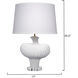 Colette 25.5 inch 150 watt White Matte Ceramic Table Lamp Portable Light