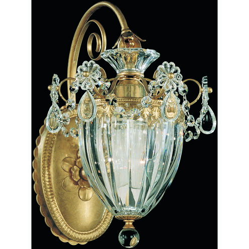 Bagatelle 1 Light 10.5 inch Heirloom Gold Wall Sconce Wall Light in Swarovski