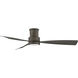 Coastal Elements Iver 56 inch Metallic Matte Bronze Fan, Dual Mount