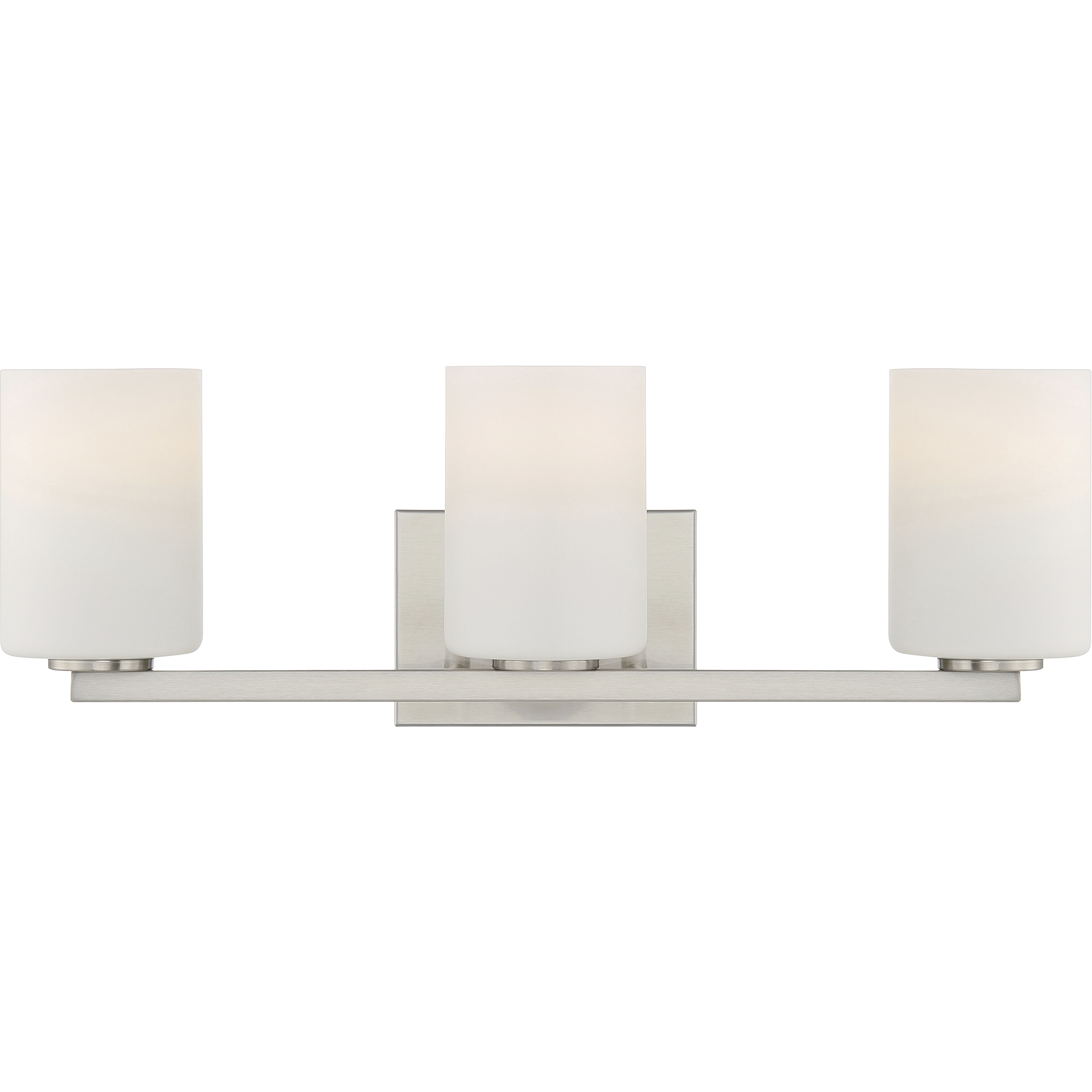 Sienna 21 inch Brushed Steel Bath Vanity Light Wall Light