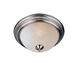 Essentials - 584x 2 Light 12 inch Satin Nickel Flush Mount Ceiling Light