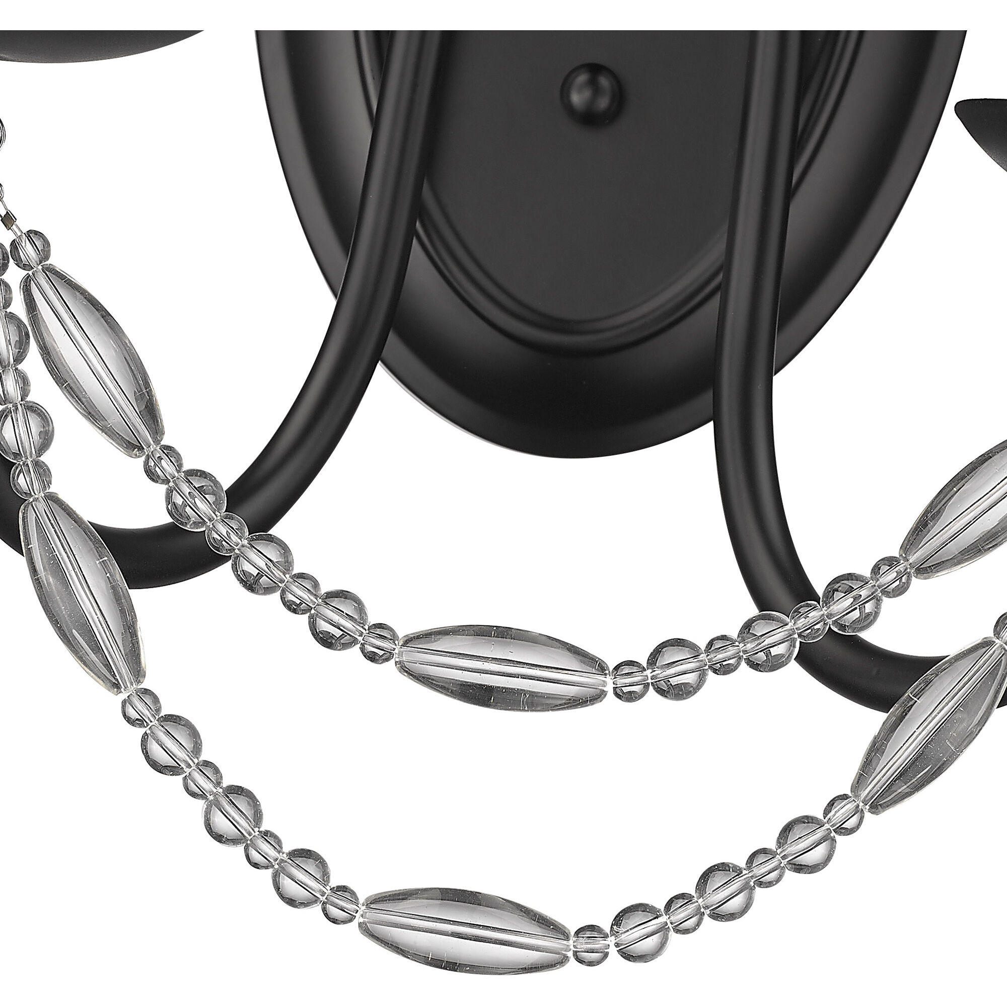 Mirabella 2 Light 10.25 inch Matte Black Wall Sconce Wall Light