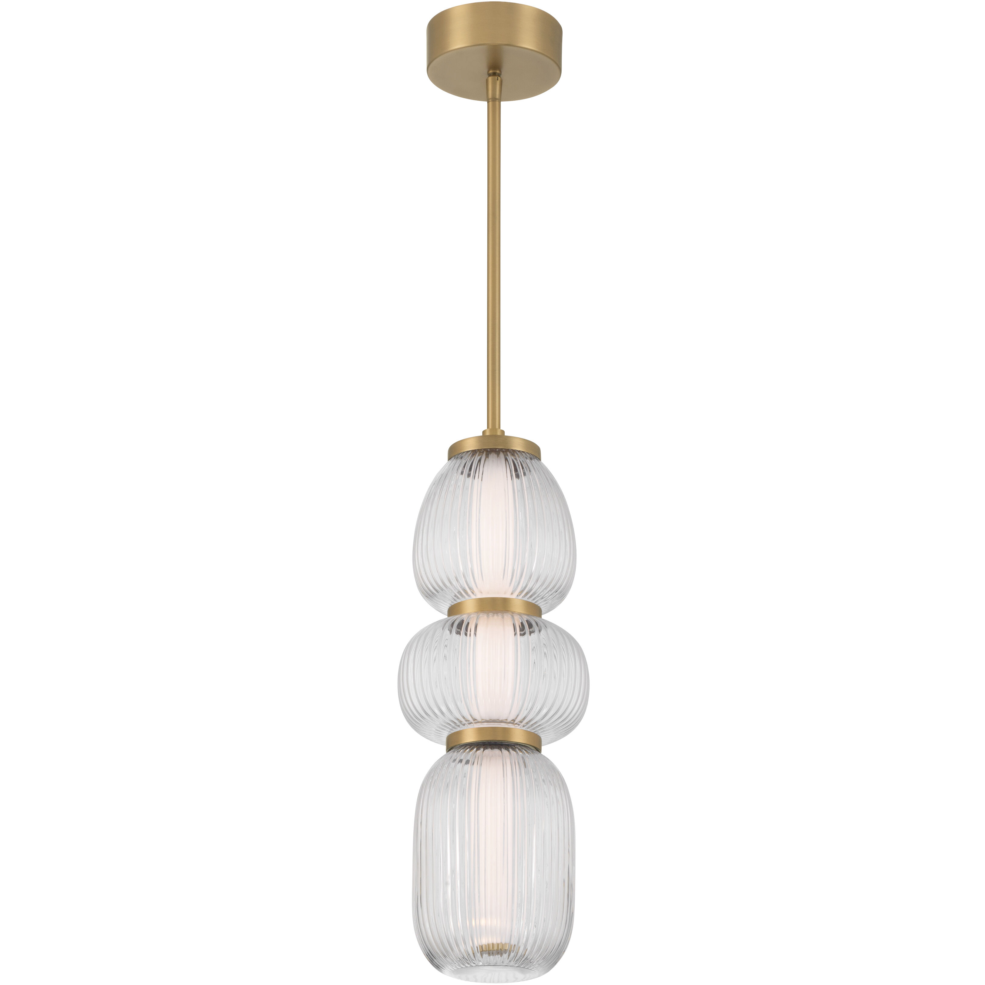 Cordel LED 6.5 inch Legacy Brass Mini Pendant Ceiling Light