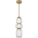 Cordel LED 6.5 inch Legacy Brass Mini Pendant Ceiling Light