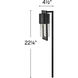 Shelter 12v 1.50 watt Black Landscape Path Light