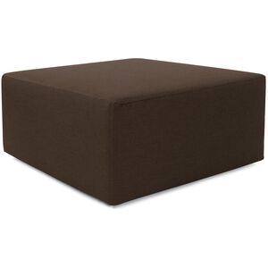 Universal 17 inch Chocolate Outdoor Ottoman, 36in Square, The Seascape Collection