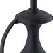 Anpell 25 inch 9 watt Black Table Lamp Portable Light