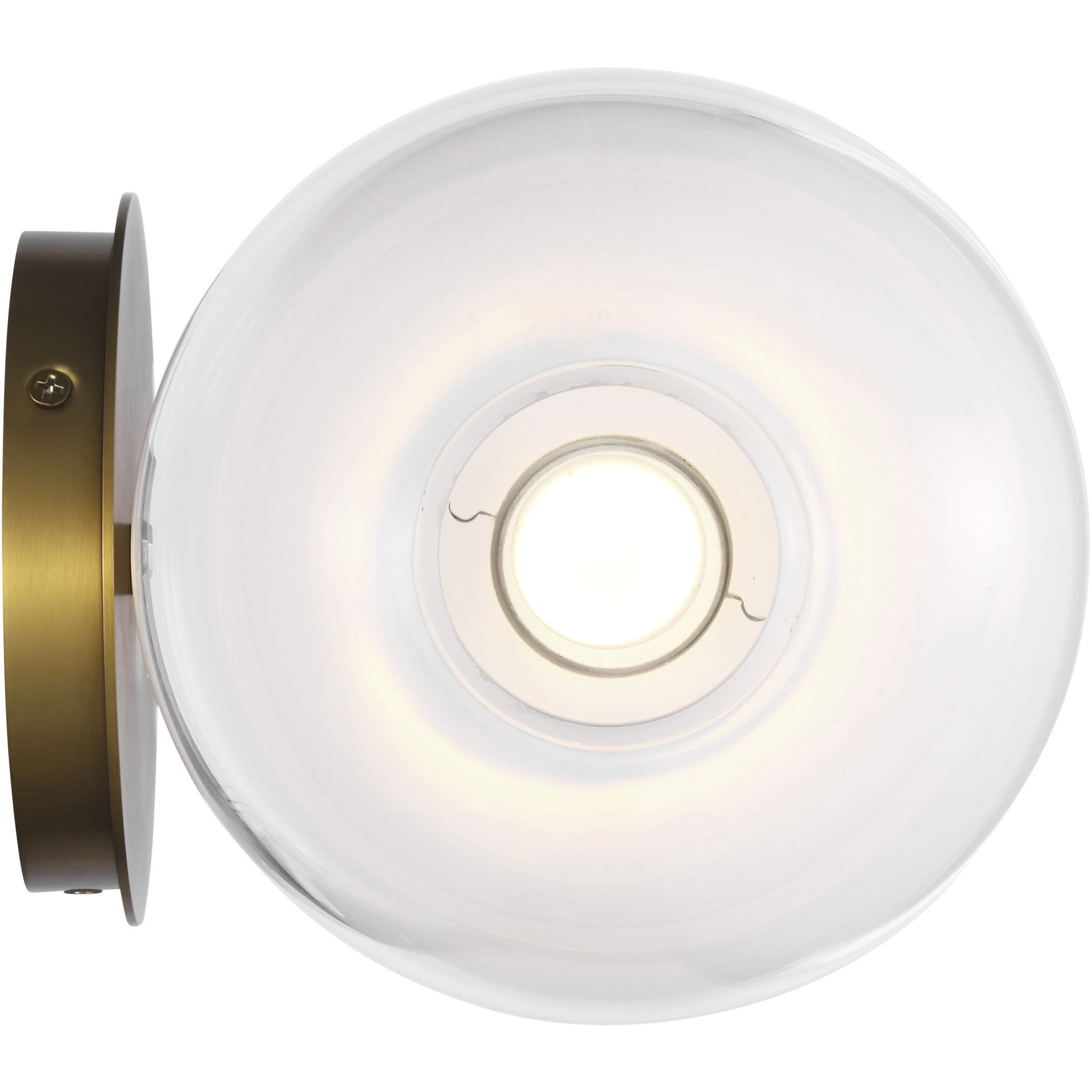 Sean Lavin Torian Sconce Wall Light in Burnished Brass
