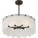 Ashton 4 Light 20 inch Mediterranean Bronze Covertible SemiFlush Ceiling Light, Essentials
