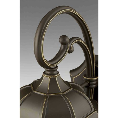 Verdae 3 Light 22 inch Antique Bronze Outdoor Wall Lantern, Large, Design Series