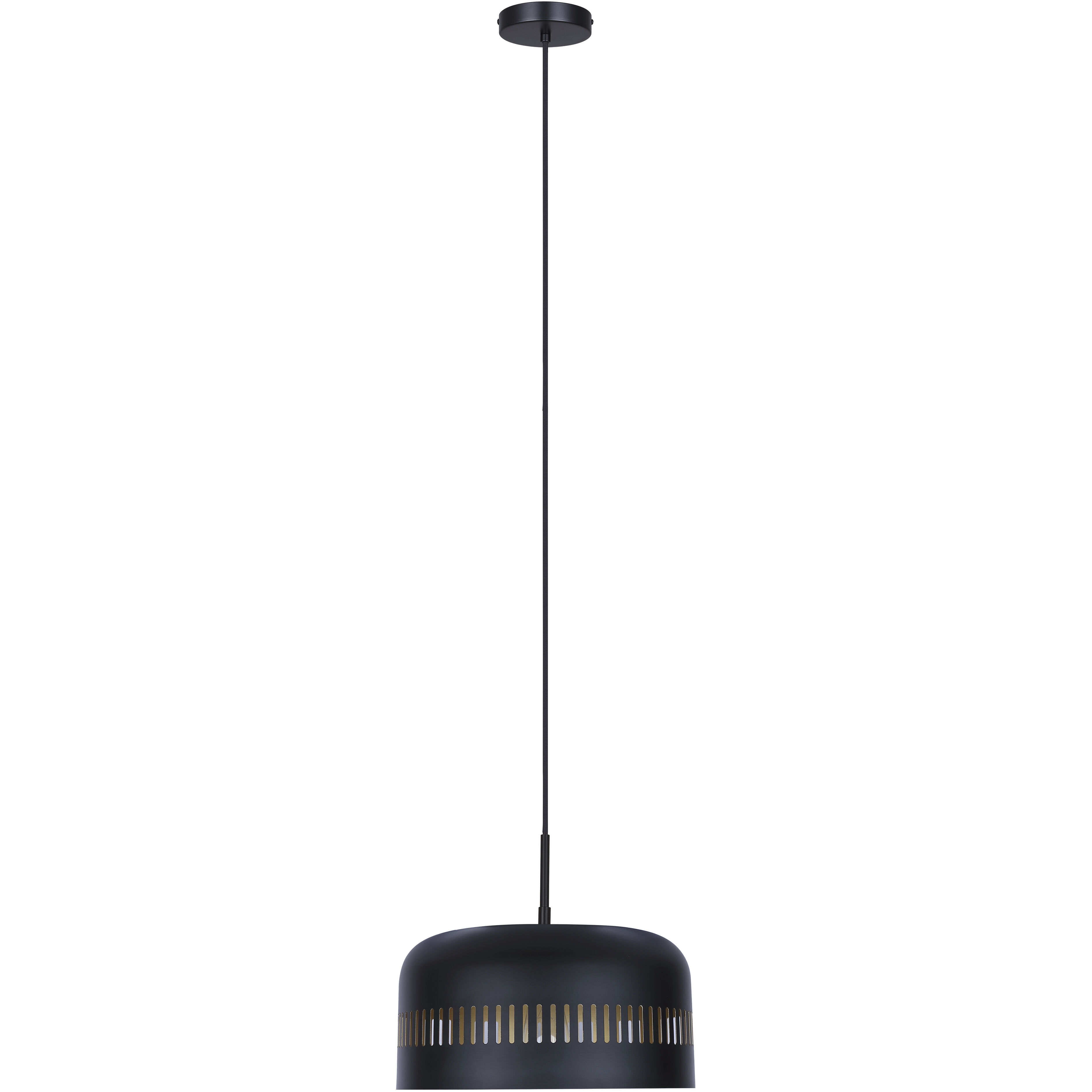 Miles 1 Light 13 inch Black Pendant Ceiling Light
