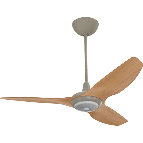 Haiku 52 inch Satin Nickel with Caramel Bamboo Blades Ceiling Fan