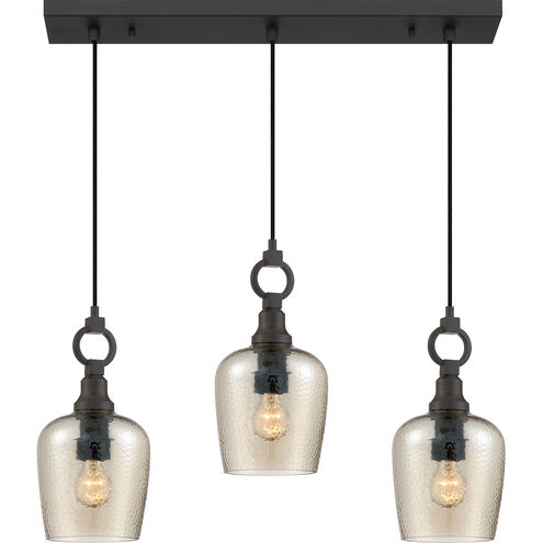Kendrick 3 Light 29 inch Western Bronze Island Chandelier Ceiling Light