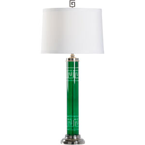 Wildwood 100.00 watt Green/Polished Nickel Table Lamp Portable Light