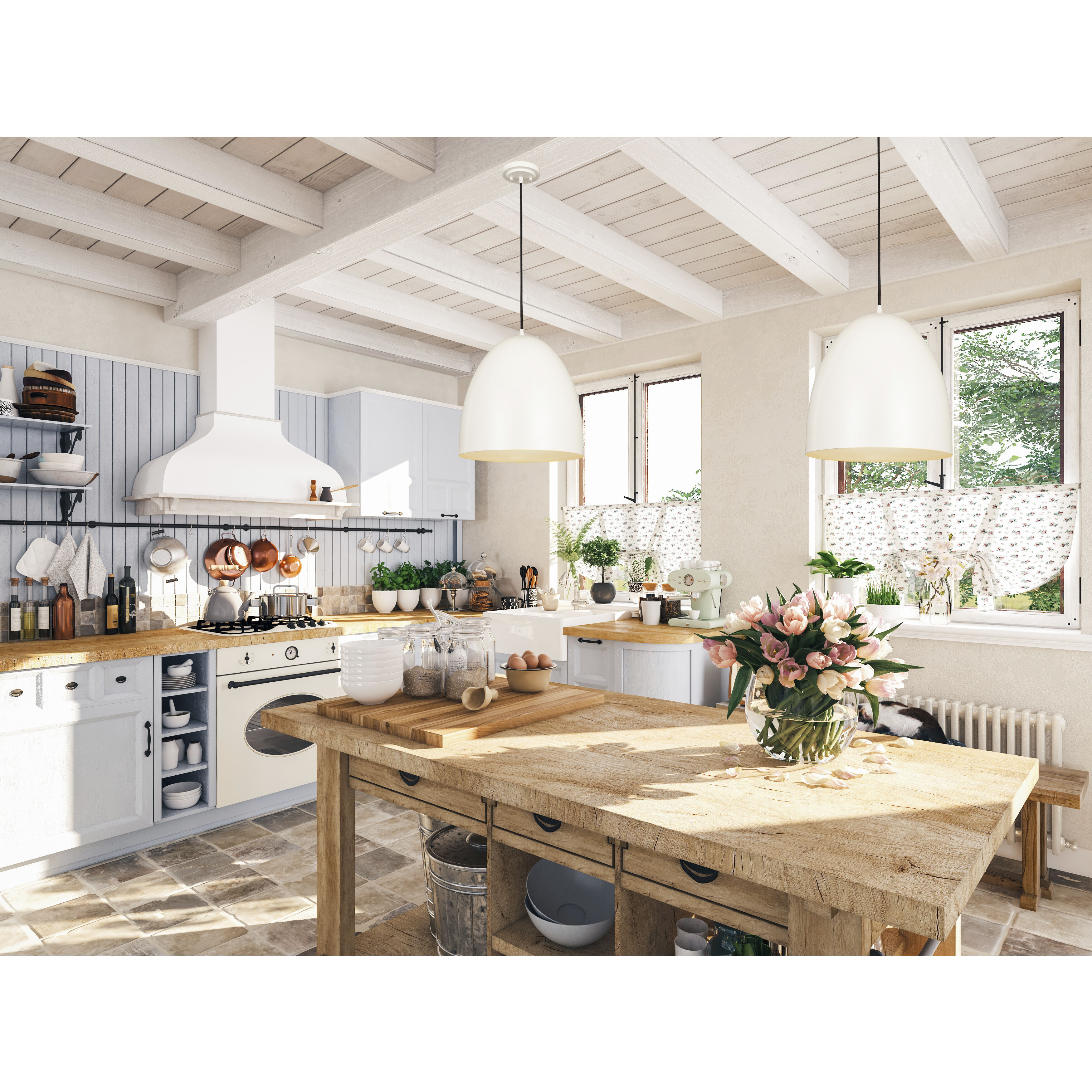 Z-Studio 3 Light 19 inch Satin White Pendant Ceiling Light in Matte White