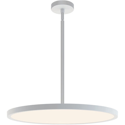 Edge 1 Light 23.68 inch White Pendant Ceiling Light