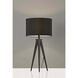 Director 28 inch 100.00 watt Black Table Lamp Portable Light
