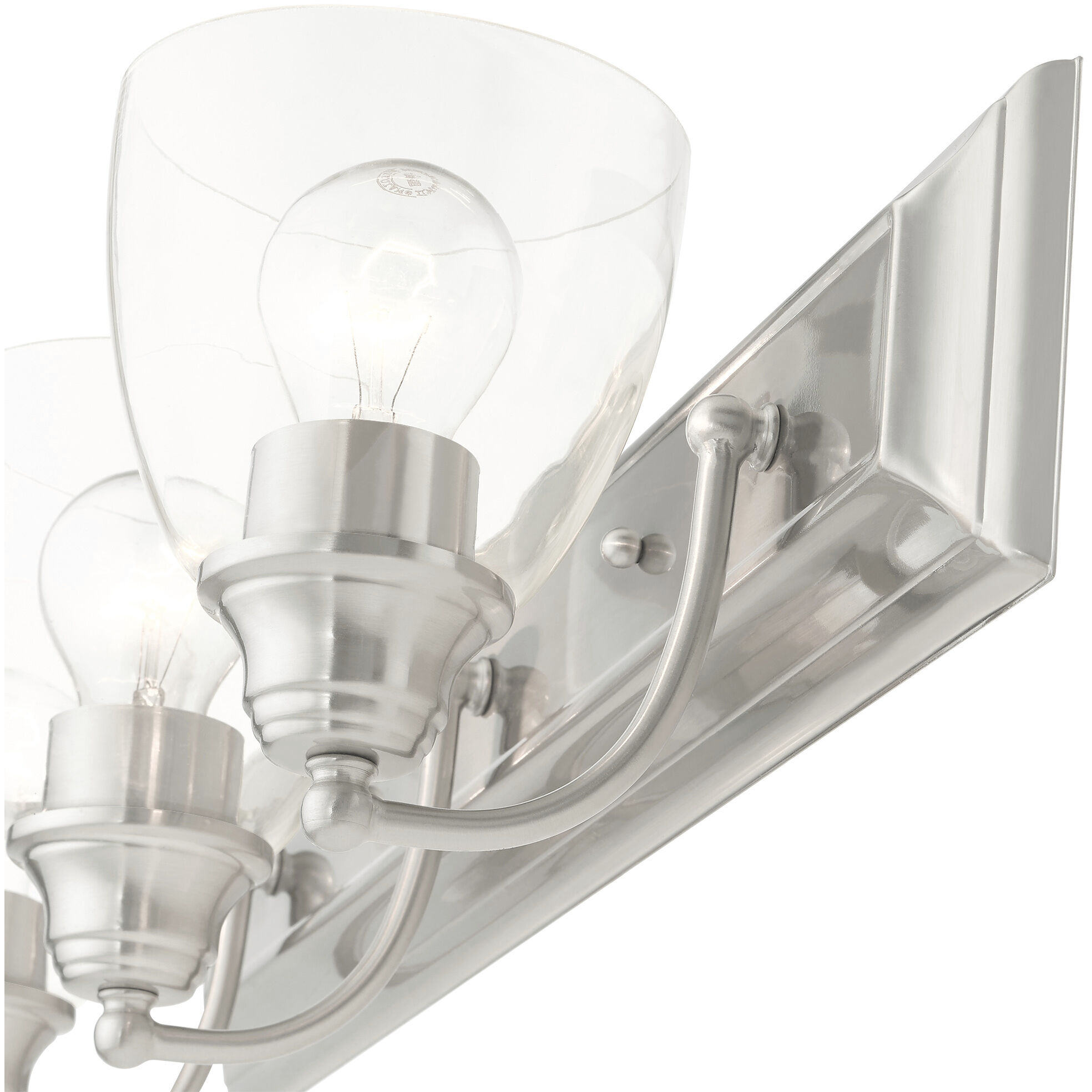 Birmingham 5 Light 36 inch Brushed Nickel Vanity Sconce Wall Light