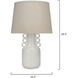 Circus 26.5 inch 150.00 watt White Table Lamp Portable Light