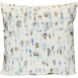 Wyatt Abstract 24 inch Multicolor Pillow in 24" x 24"