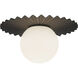 Alora Mood Plume 1 Light 11.88 inch Flush Mount