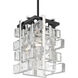 Painesdale 1 Light 9 inch Sand Coal And Polished Nickel Mini Pendant Ceiling Light
