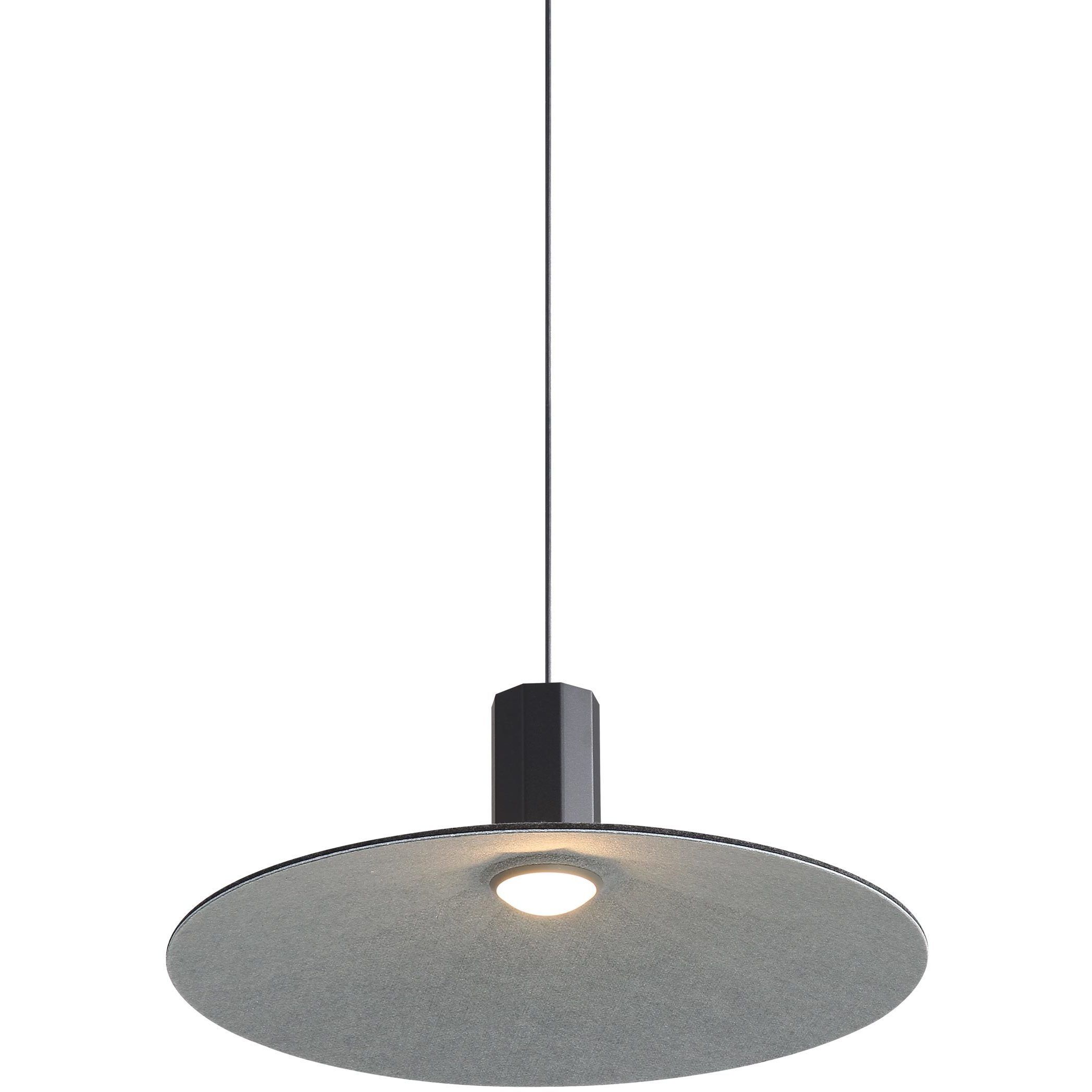 Faroe Pendant Ceiling Light in Flecked Black/Grey