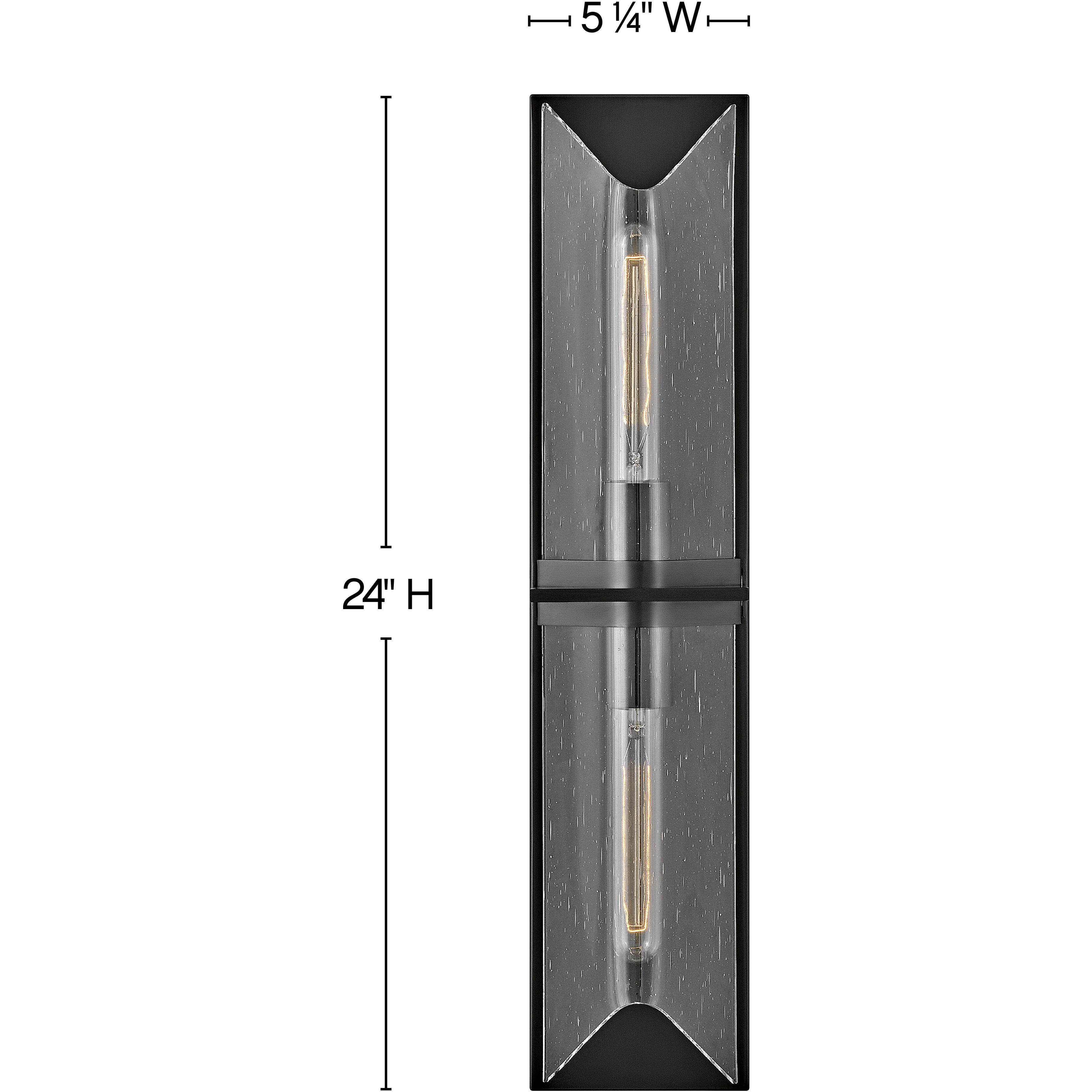 Astoria 2 Light 5.25 inch Black Oxide Vanity Light Wall Light