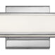 Alto LED 24 inch Chrome Vanity Light Wall Light, Vertical
