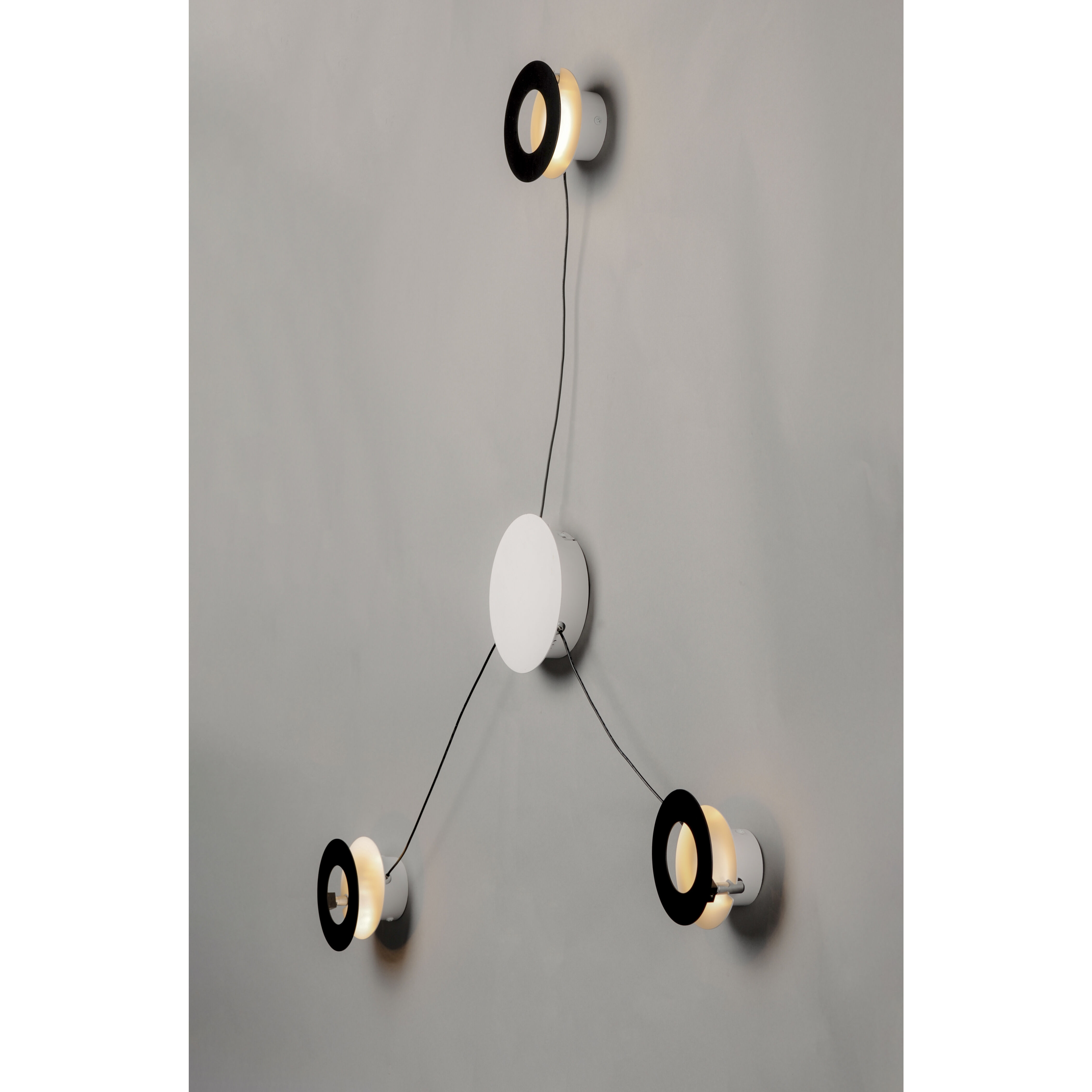 Orbital LED 29 inch Black and White ADA Wall Sconce Wall Light