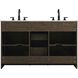Austin 54 X 34 inch Expresso Bathroom Vanity Cabinet