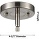 Franklin Restoration Fulton LED 21 inch Brushed Satin Nickel Chandelier Ceiling Light in Plated Smoke Glass, Franklin Restoration