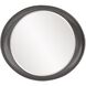 Ellipse 39 X 35 inch Glossy Charcoal Wall Mirror