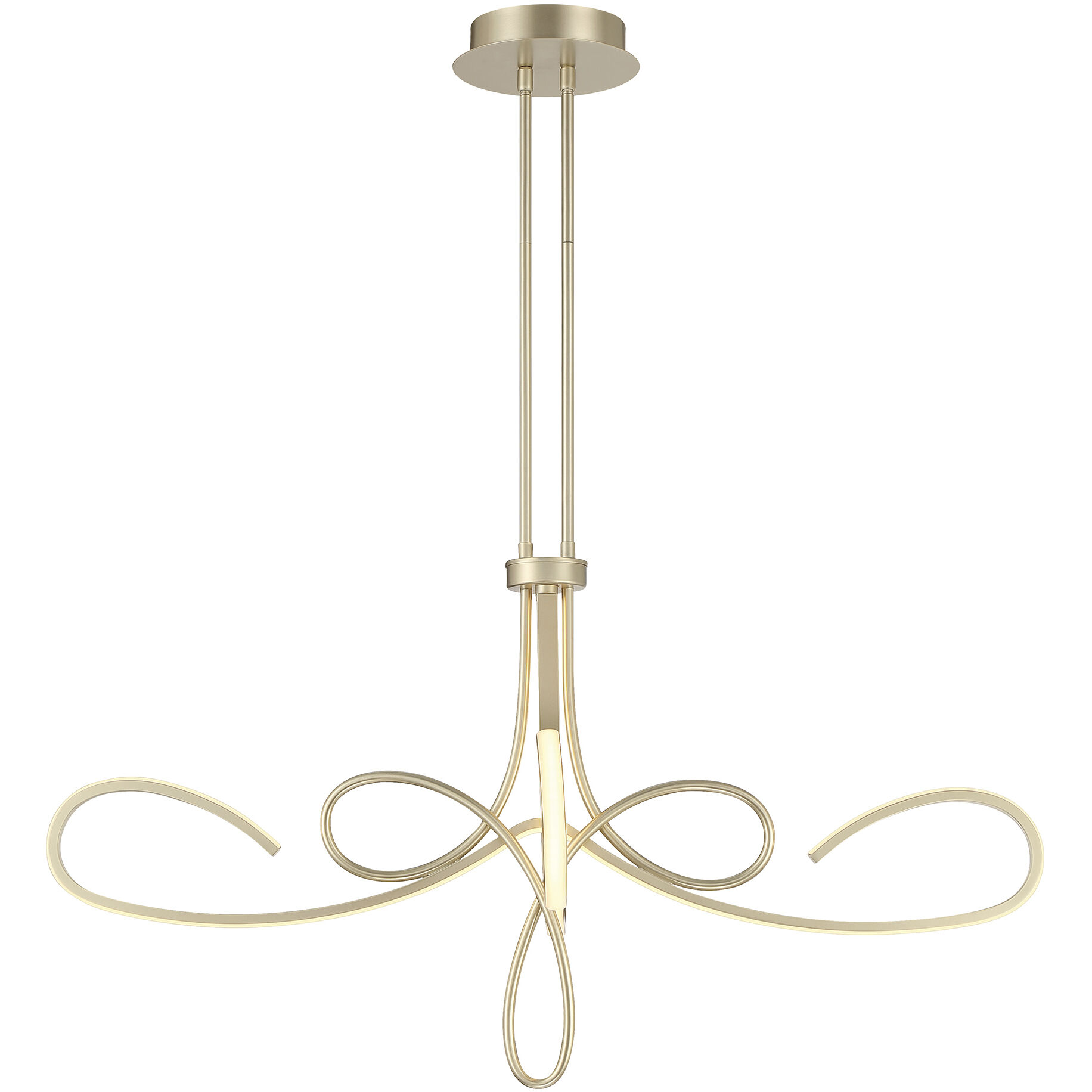 Astor LED 38 inch Soft Gold Chandelier Ceiling Light