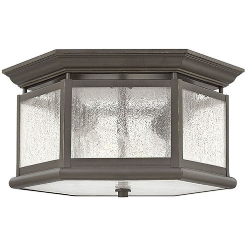 Estate Series Edgewater LED 13 inch Oil Rubbed Bronze Outdoor Flush Mount