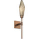 Rock Crystal LED 4.5 inch Burnished Bronze Indoor Sconce Wall Light in Chilled Bronze, 2700K LED, Belvedere