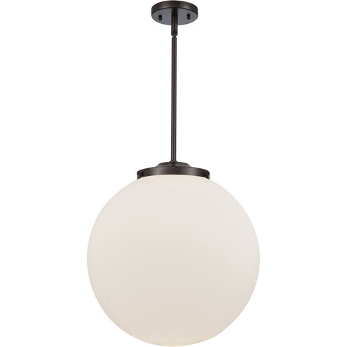 Franklin Restoration Beacon 1 Light 16 inch Oil Rubbed Bronze Pendant Ceiling Light in Incandescent, Matte White