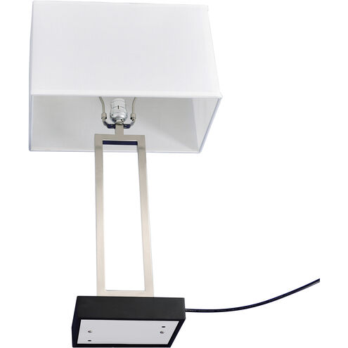 Torren 28 inch 60.00 watt Satin Nickel Table Lamp Portable Light