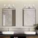Carson 3 Light 23 inch Brushed Nickel Vanity Sconce Wall Light