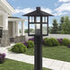 Crestlake 1 Light 13.5 inch Textured Black Outdoor Post Top Lantern