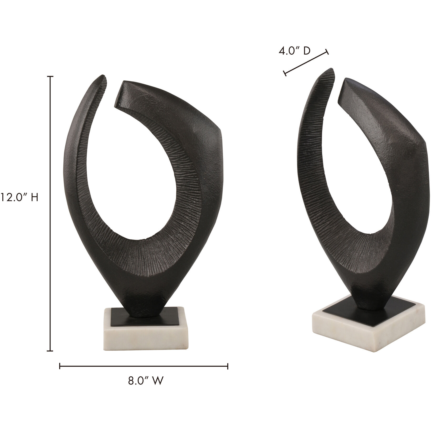 Hone Bronze Tabletop Accent