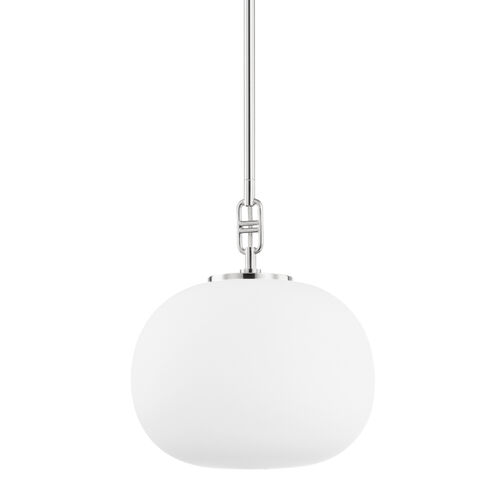 Ingels 1 Light 11 inch Polished Nickel Pendant Ceiling Light