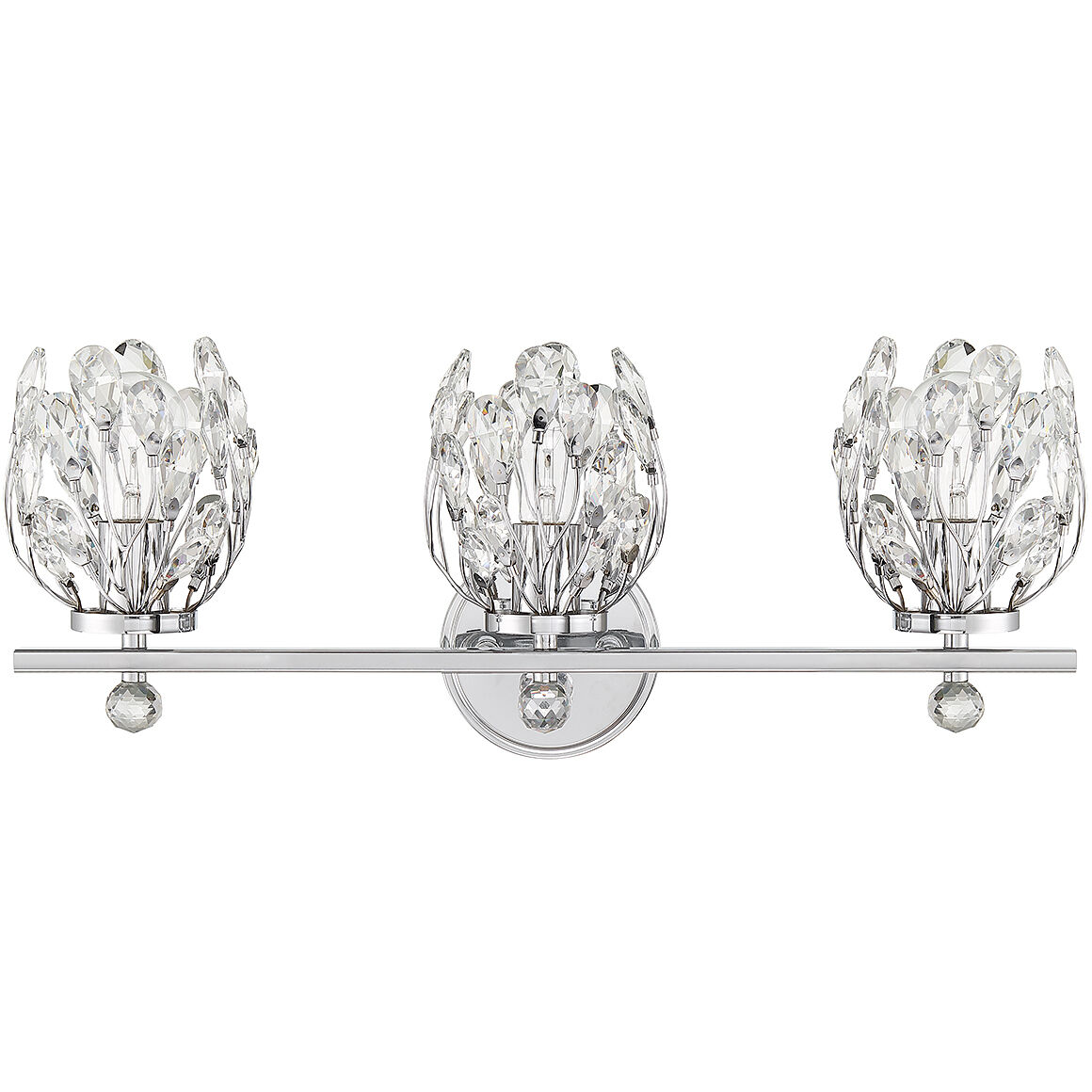 Moreno 3 Light 23.5 inch Polished Chrome Bathroom Vanity Light Wall Light