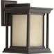 Endicott 1 Light 11 inch Antique Bronze Outdoor Wall Lantern, Small