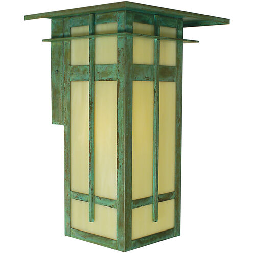 Finsbury 1 Light 16.5 inch Satin Black Outdoor Wall Mount in Off White